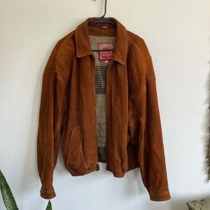 Winston woods suede leather jacket L